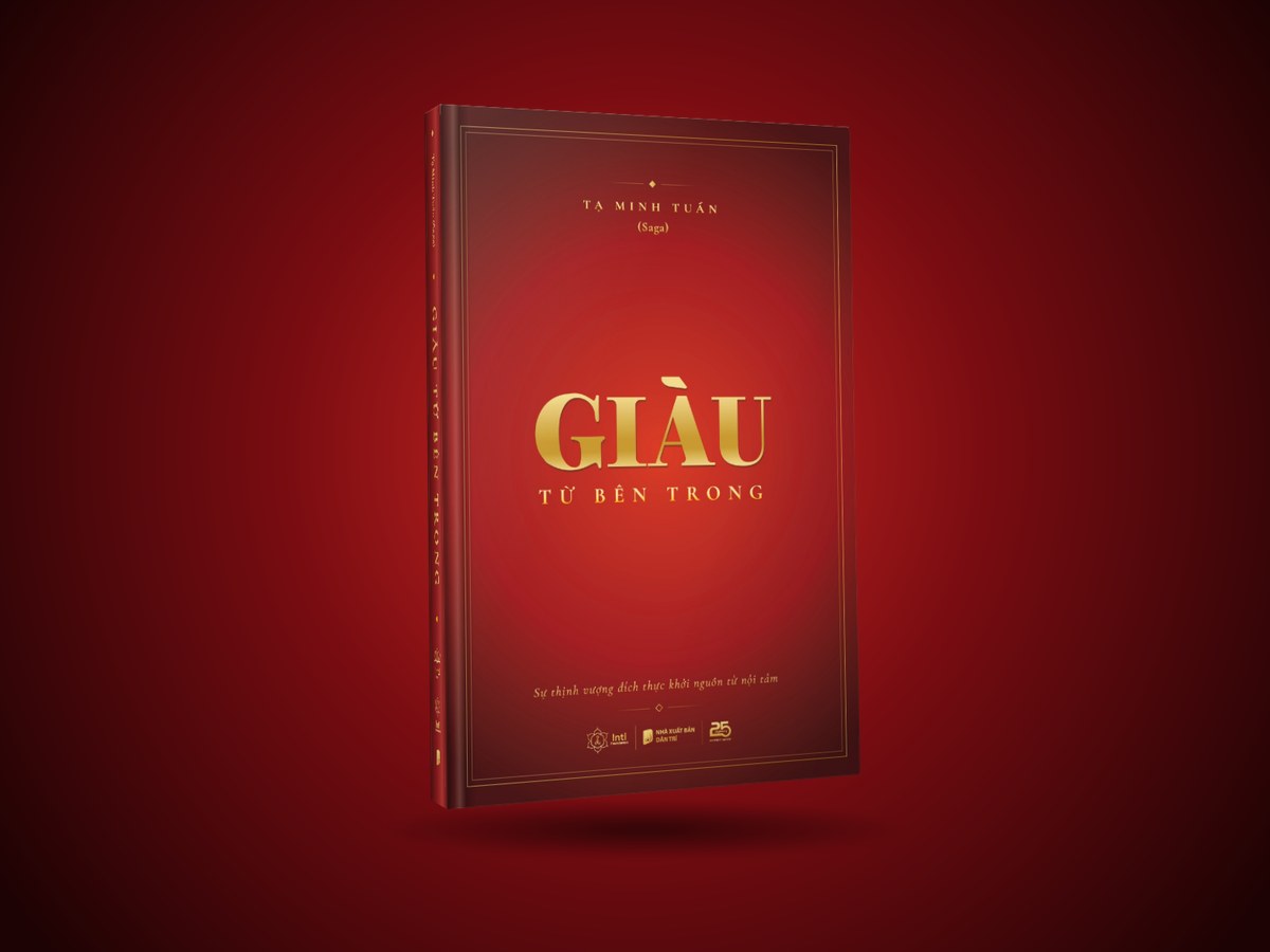 Bìa sách Giàu Từ Bên Trong – Tạ Minh Tuấn (Saga)